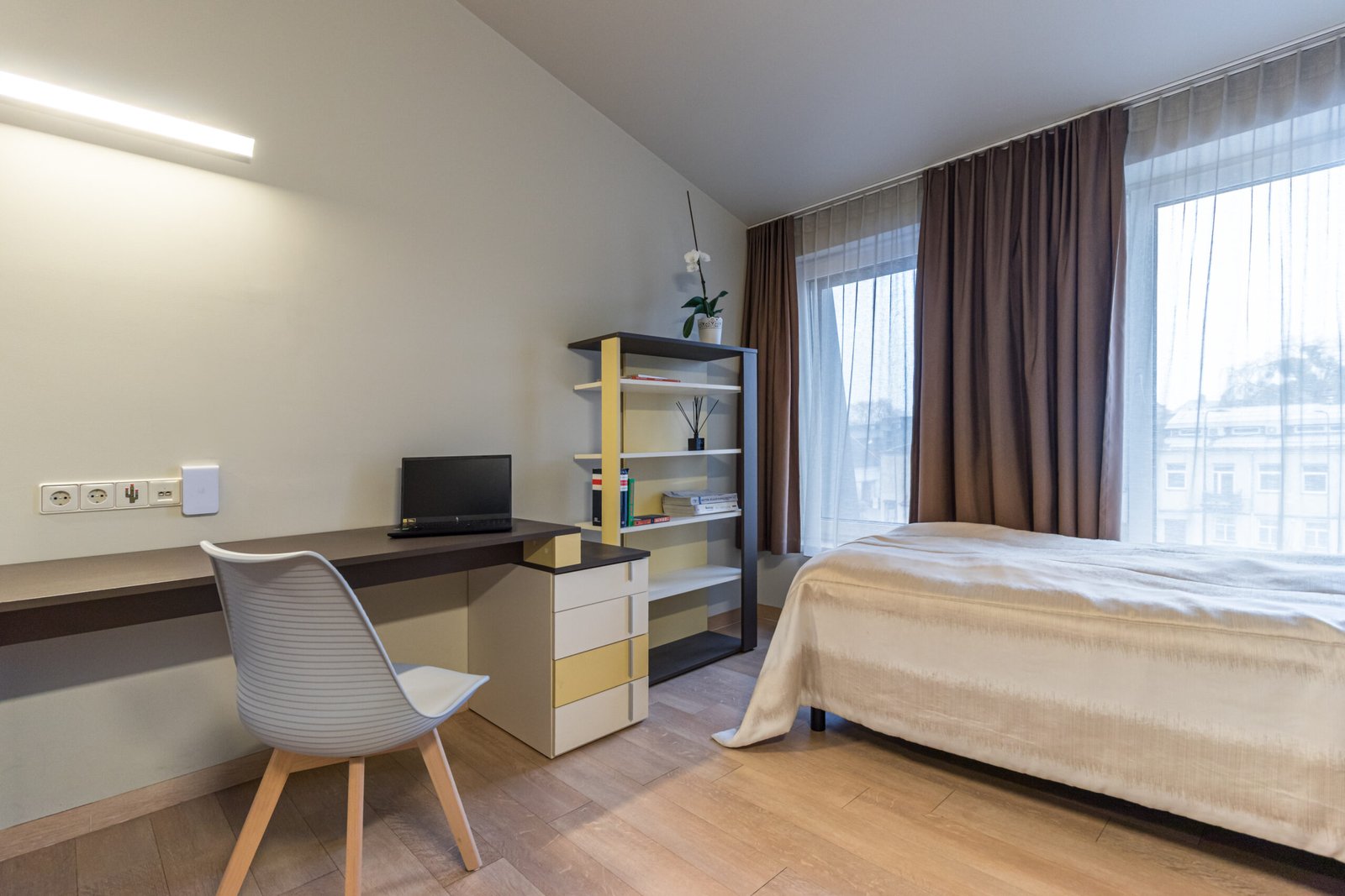 Medium student accommodation room in Kaunas, Student Residence Hall